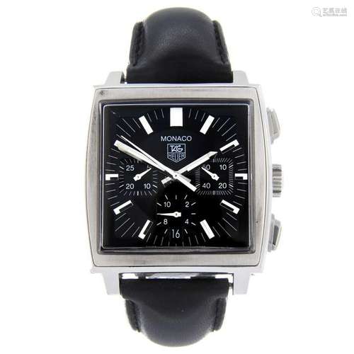 TAG HEUER - a gentleman's Monaco chronograph wrist