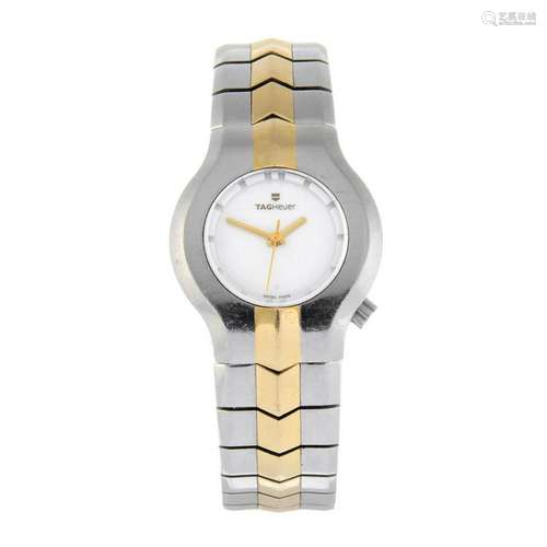 TAG HEUER - a lady's Alter Ego bracelet watch. Bi-metal