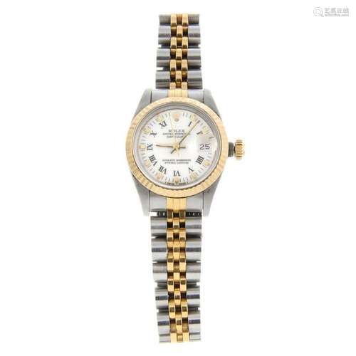 ROLEX - a lady's Oyster Perpetual Datejust bracelet