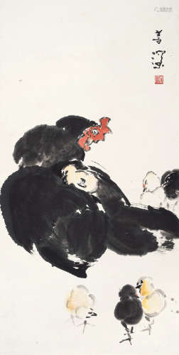 杨善深（1913～2004） 大吉 立轴 设色纸本