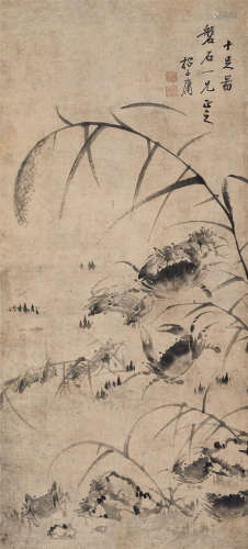 招子庸（1789～1846） 十足图 镜框 水墨纸本