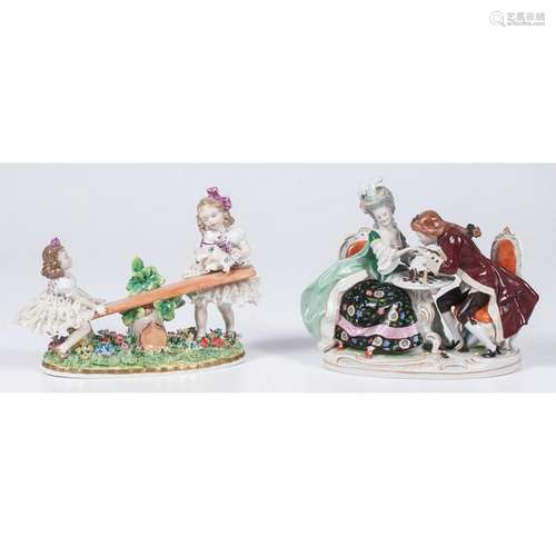 Scheibe-Alsbach Porcelain Figural Groups