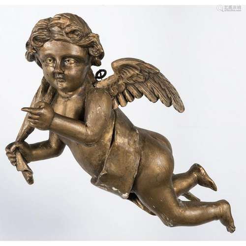 Gesso Cherub Figure