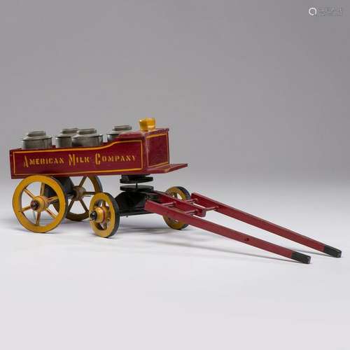 American Milk Company Toy Wagon