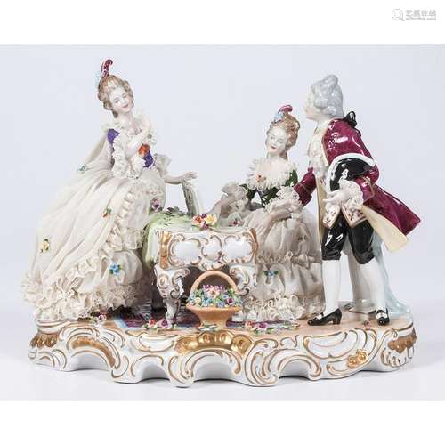 Unterweißbach Porcelain Figural Group