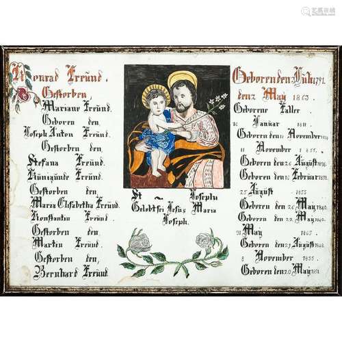 German Birth Fraktur