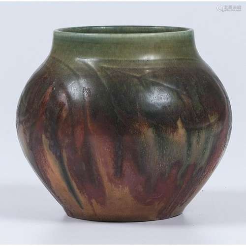 Rookwood Pottery Drip Glaze Vase by Elizabeth Lincoln