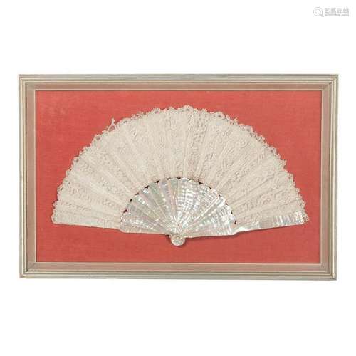 Framed Lace Fan