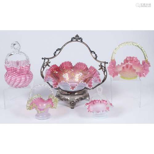 Victorian Glass Baskets