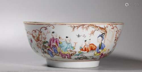 Chinese 18 Century Famille Rose Porcelain Bowl