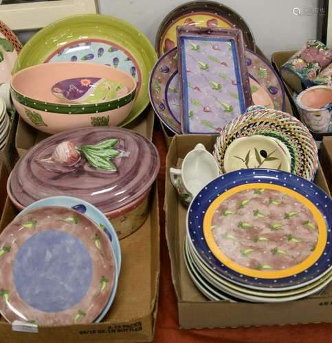 Five tray lots of Essex Collection ceramic bowls,