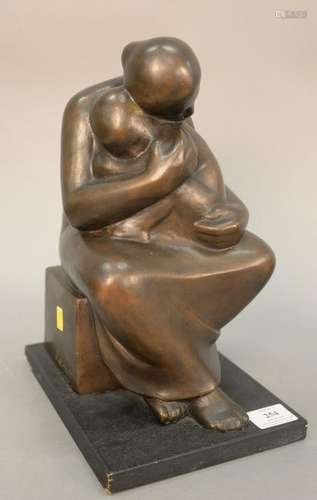 Moshe Ziffer (1902 - 1989) bronze sculpture, 