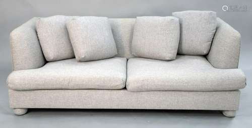 Gray Donghia style sofa, clean. lg. 78 in.