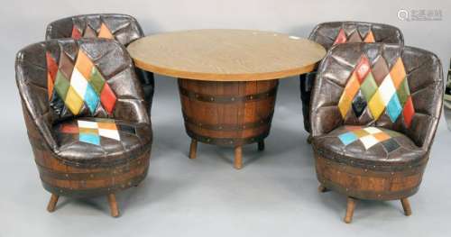 Matthew Brothers Furniture, five piece barrel style