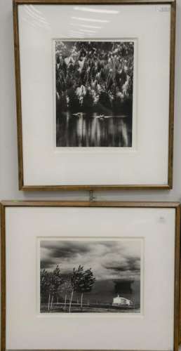 Four framed photographs to include three Elio Ciol (B