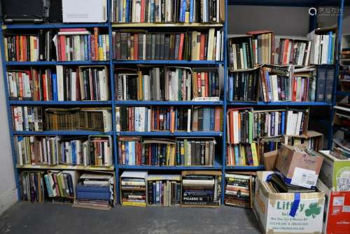 Large lot of books.