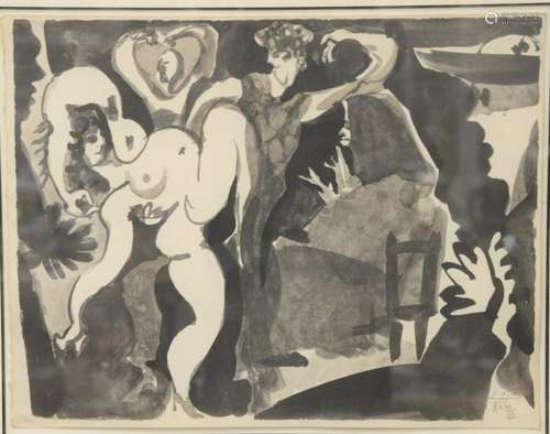 Pablo Picasso (1881-1973), lithograph, 