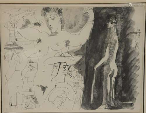 Pablo Picasso (1881-1973), lithograph, 