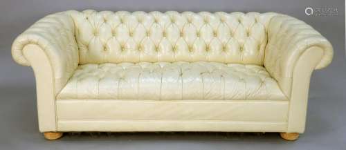 Chesterfield sofa (several seat buttons off). lg. 95