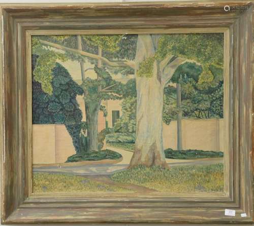 Harrison Magowan Parker (1907-1951), oil on canvas,