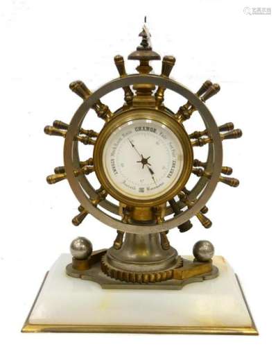 HAMILTON CRICHTON & Co EDINBURGH CLOCK BAROMETER