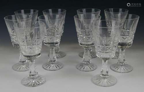 10 WATERFORD CRYSTAL 