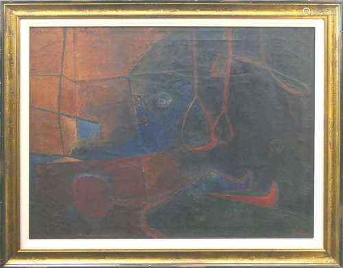 NIKOLAI GETMAN (RUSSIA 1917-2004) ABSTRACT OIL