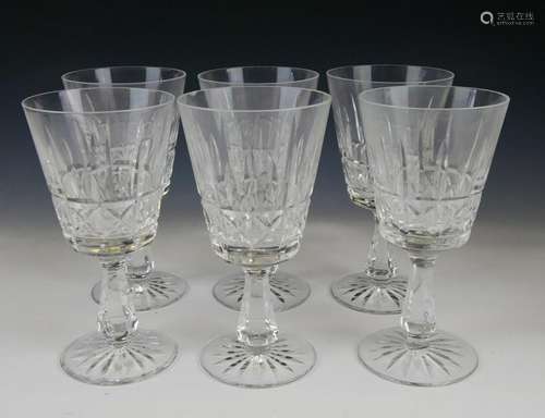 6 WATERFORD CRYSTAL 