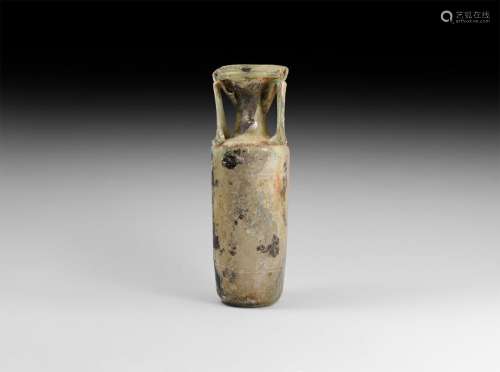 Roman Glass Vase with Handles