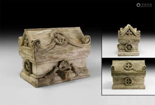 Justinian the Great Marble Reliquary Casket