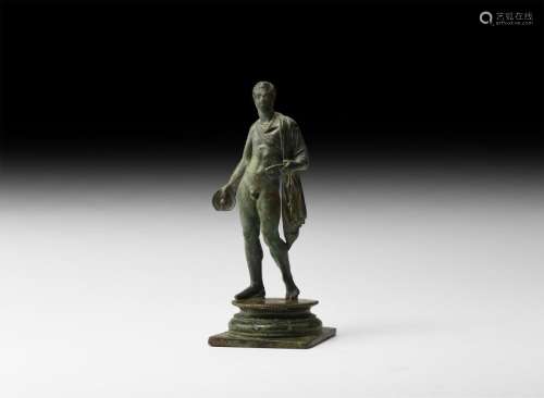 Roman Lares Household Guardian Statuette
