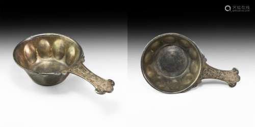 Hellenistic Silver Patera with Swan-Heads