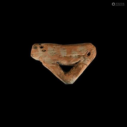 Egyptian Wood Trussed Cow Grave Figure