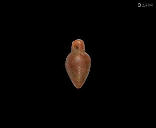 Egyptian Carnelian Heart Amulet