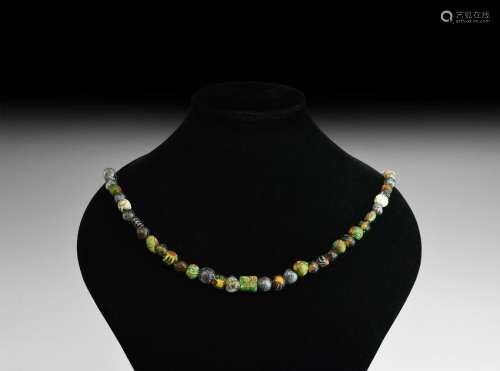 Roman and Other Bead Necklace