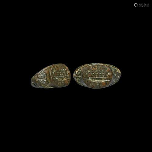 Roman Ring with Galley