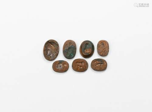 Egyptian Scarab and Intaglio Electrotype Group
