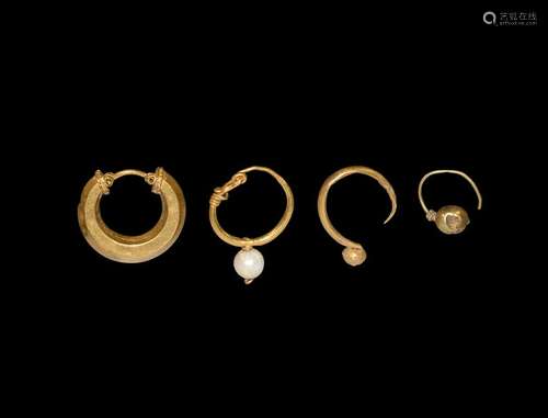 Roman Gold Earring Group