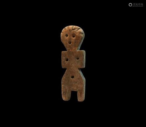 Egyptian Coptic Wooden Doll