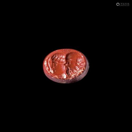 Roman Gemstone with Busts