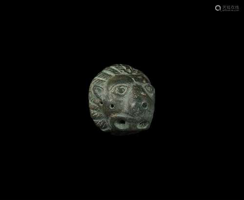 Roman Lion Mask Mount