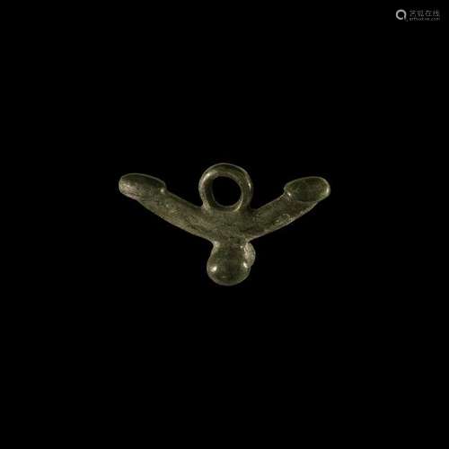 Roman Double Phallic Pendant