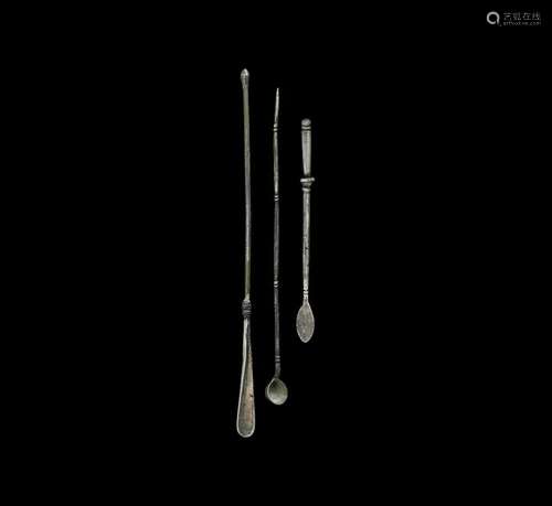 Roman Silver Medical Implement Group