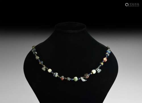 Roman and Other Bead Necklace