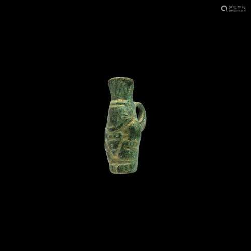 Egyptian Bes Amuletic Pendant