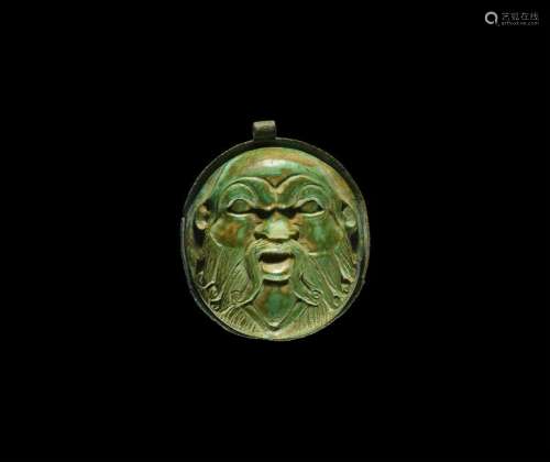 Greek Pendant with Face