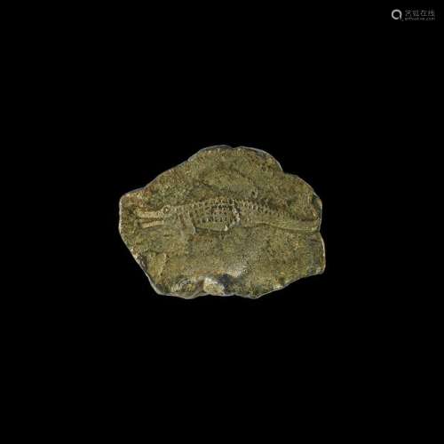 Roman Crocodile Stamped Weight