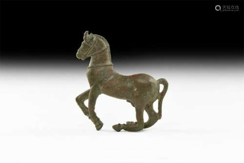 Roman Statuette of a Galloping Horse