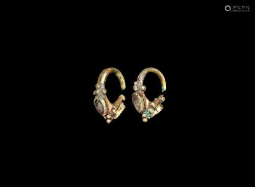 Parthian Gold Earring Pair