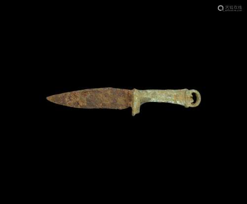Roman Knife with Decorated Handle